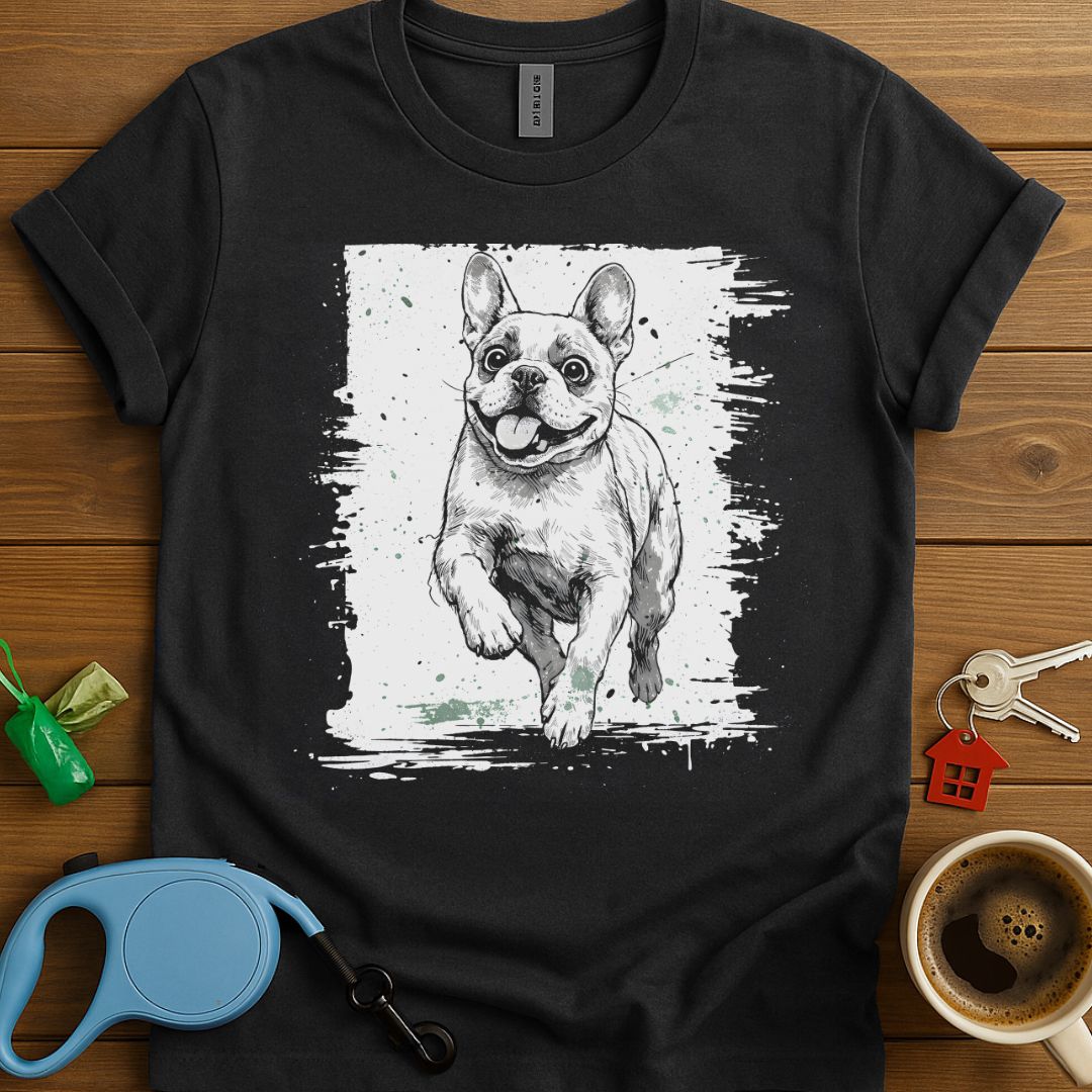Happy Frenchie Sketch T-Shirt