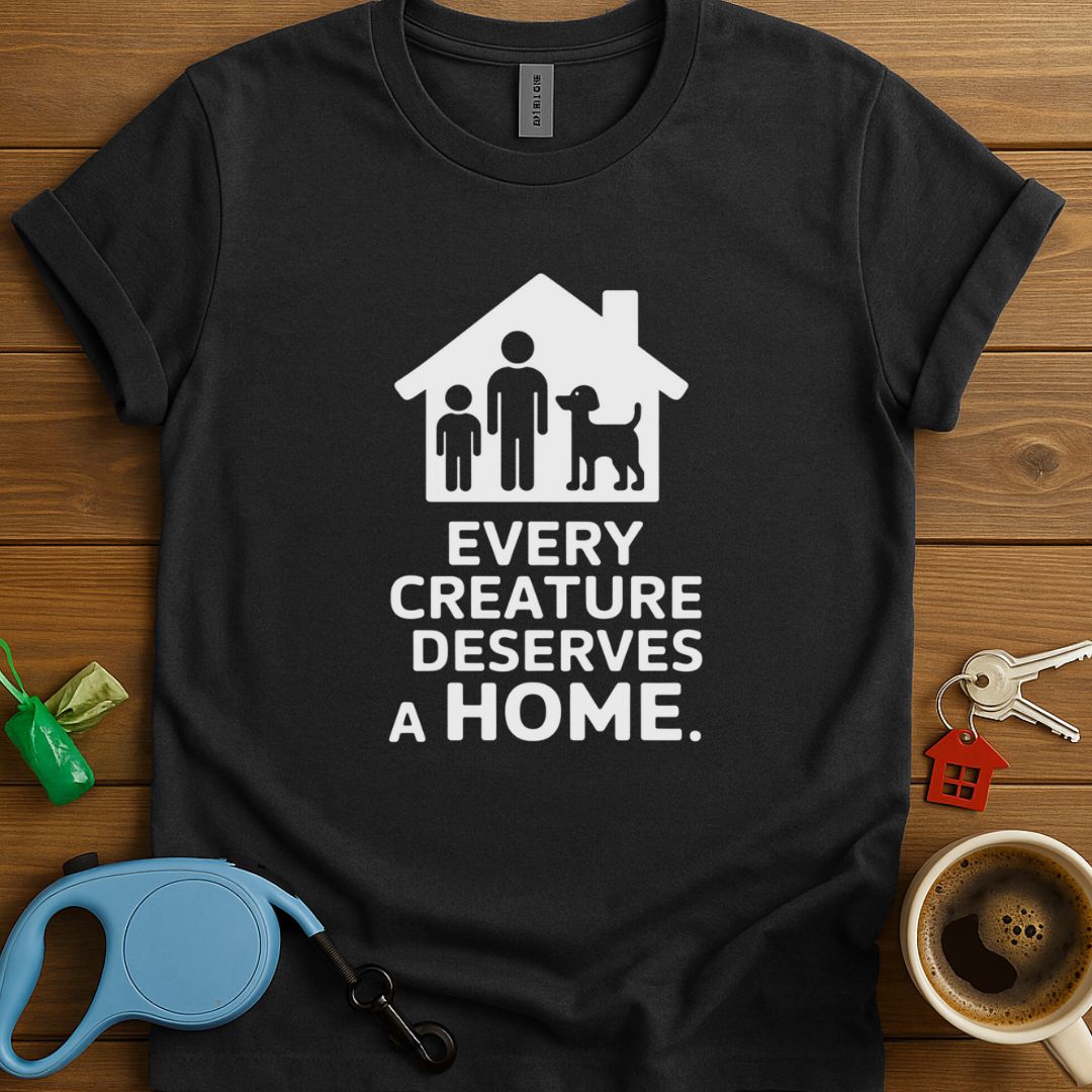 Every Ceature Deserves A Home T-Shirt
