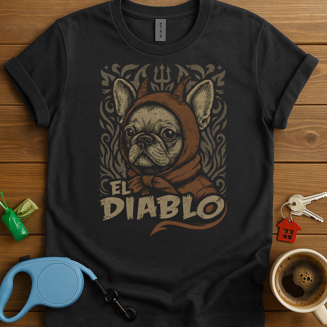 El Diablo French Bulldog T-Shirt