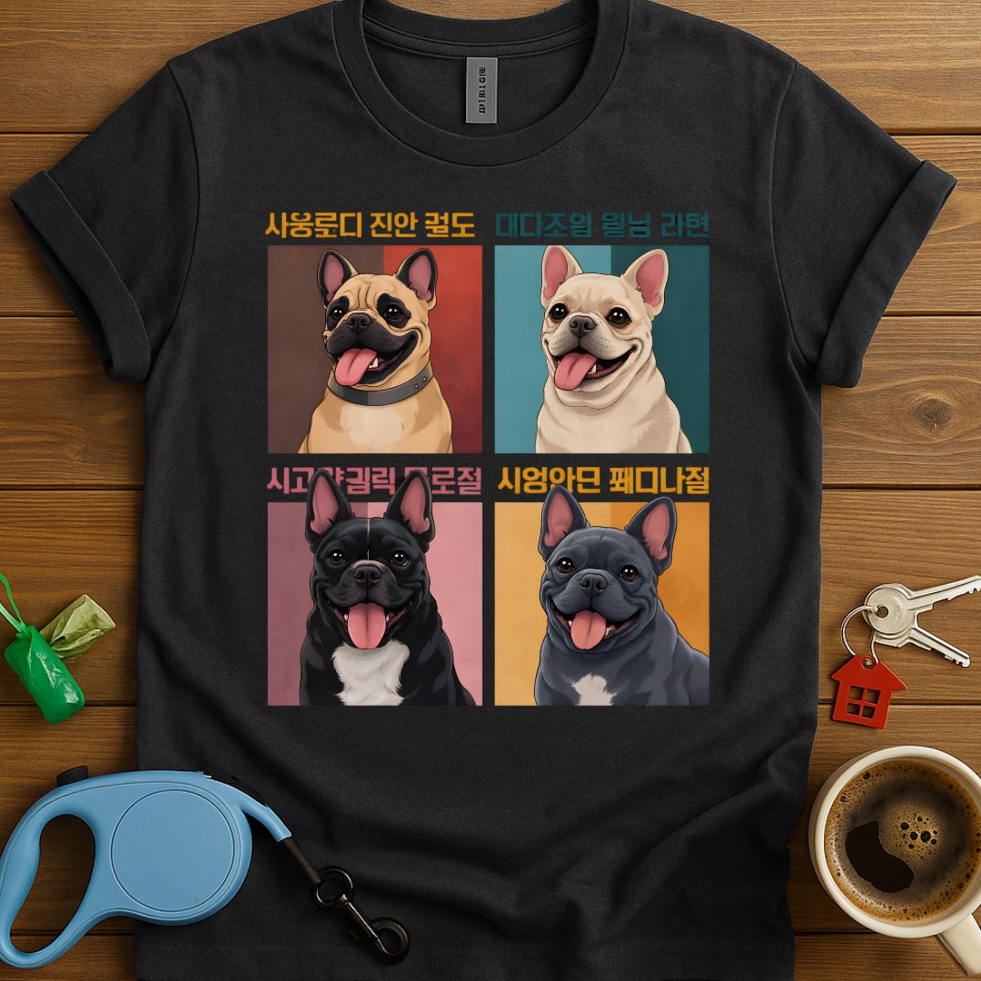 Japaneese Portrait Frenchie T-Shirt