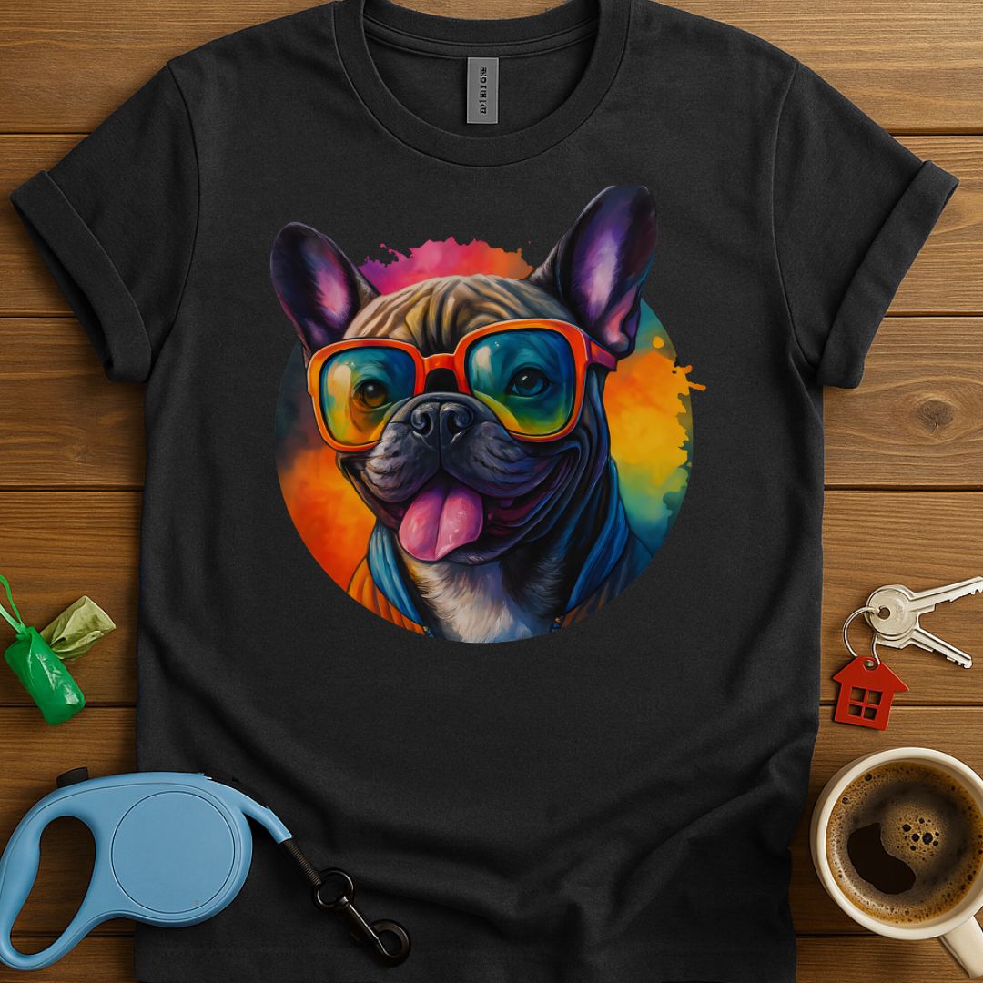Color Splash Frenchie T-Shirt