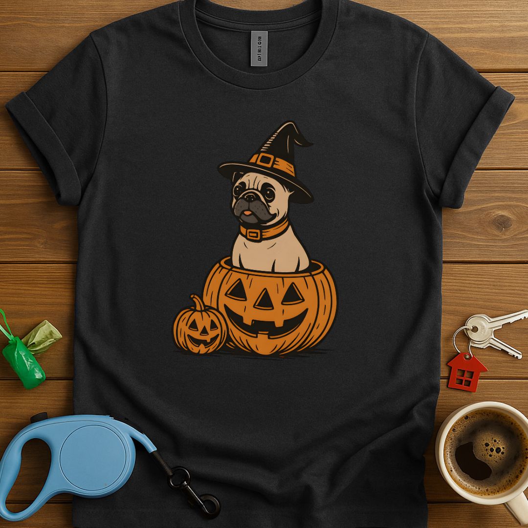 "Spooky" Pumpkin French Bulldog T-Shirt