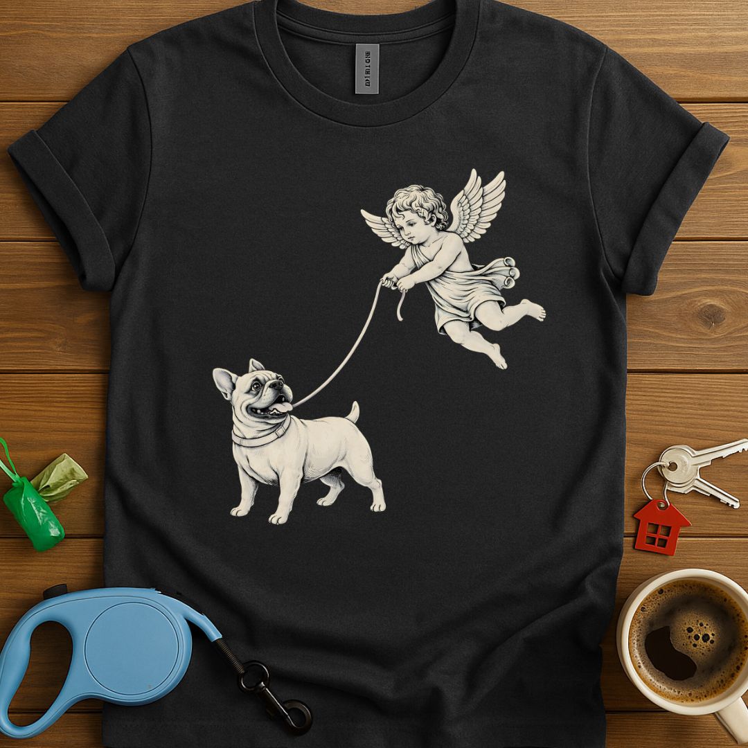 Angel With Frenchie T-Shirt