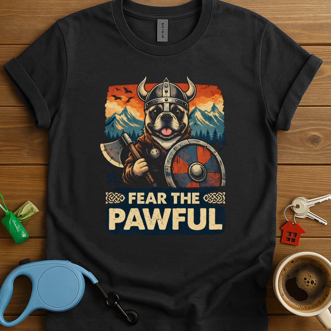 Fear The Pawful Frenchie T-Shirt