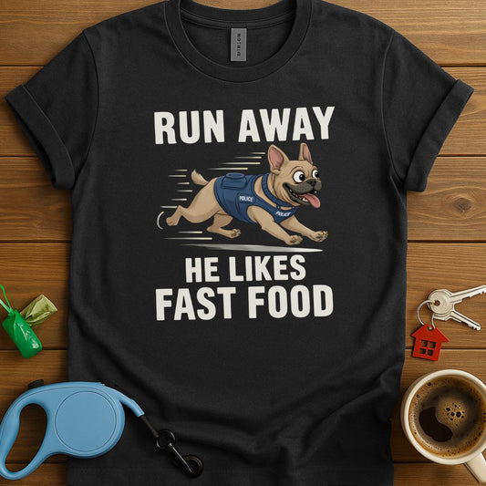 Run Away Frenchie T-Shirt