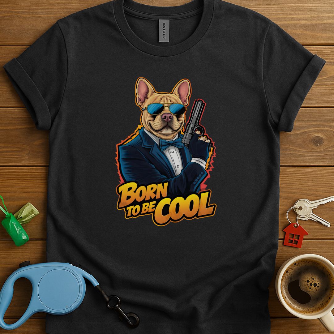 Born To Be Cool Frenchie T-Shirt