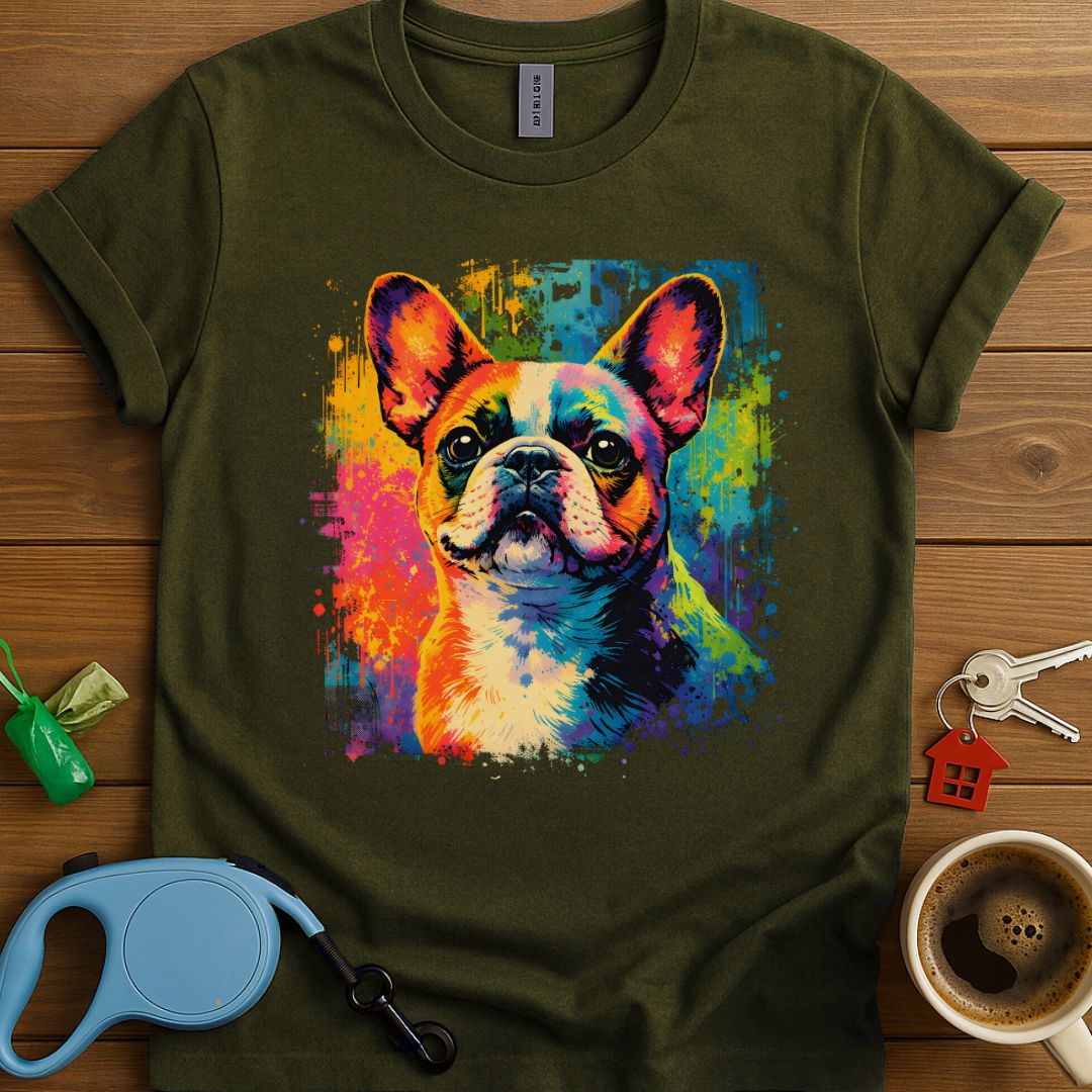 Color Splash Frenchie 2.0 T-Shirt