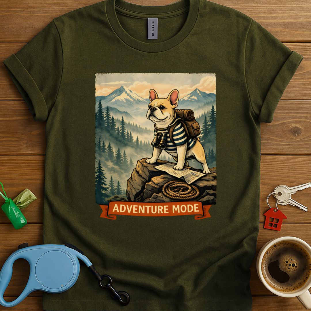 Adventure Mode Frenchie T-Shirt