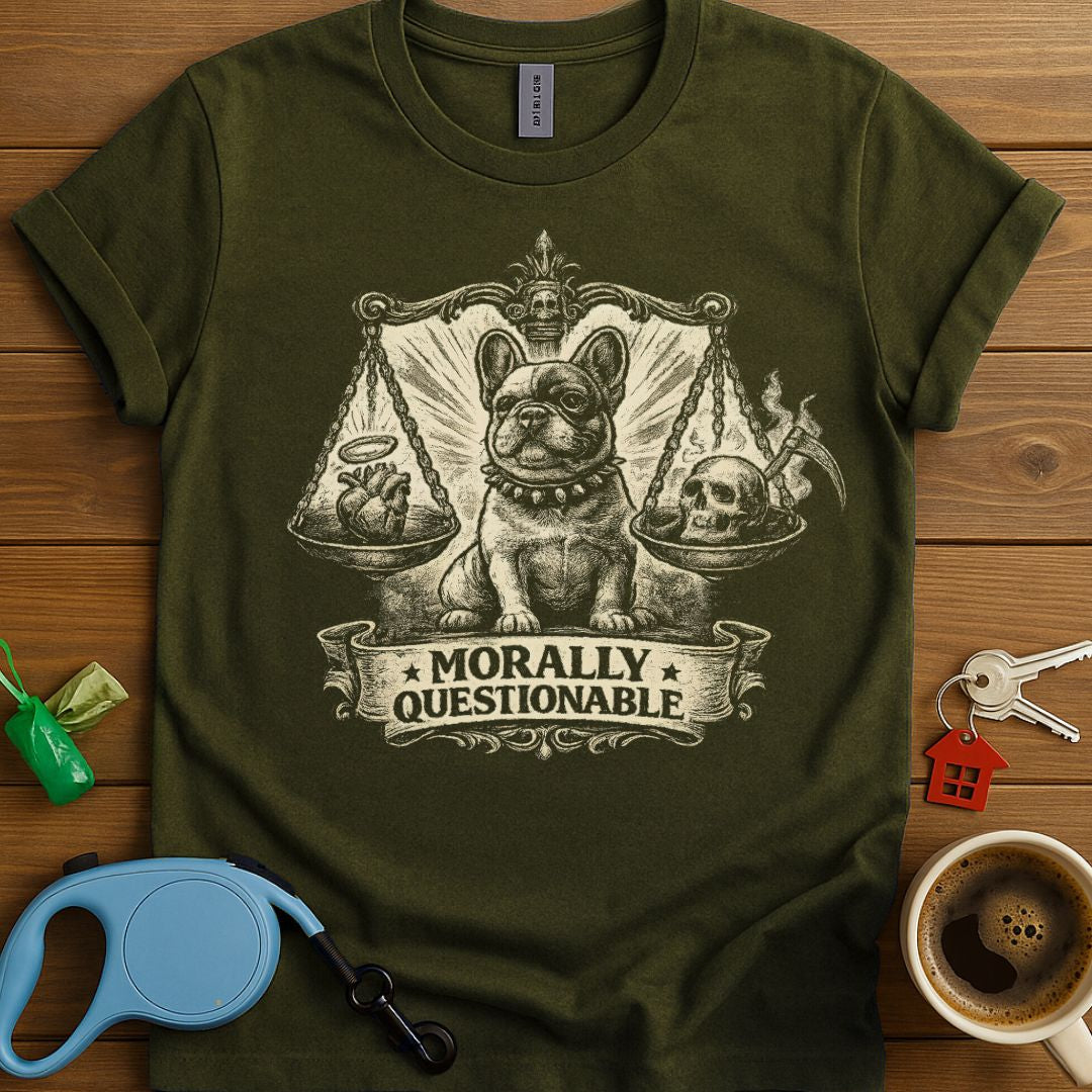 Morally Questionable Frenchie T-Shirt