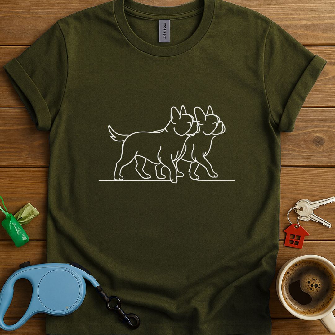 Double Trouble Frenchie T-Shirt