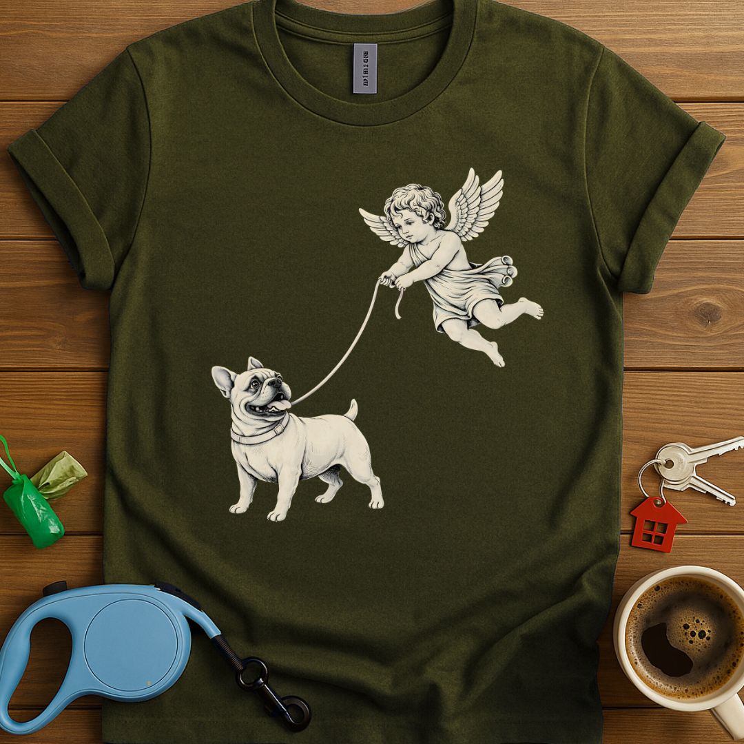 Angel With Frenchie T-Shirt