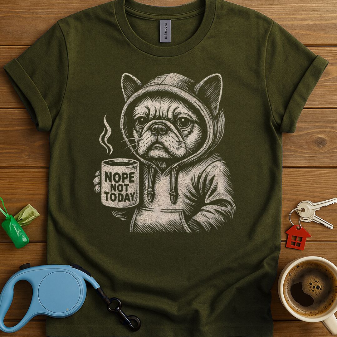 Not Today French Bulldog T-Shirt
