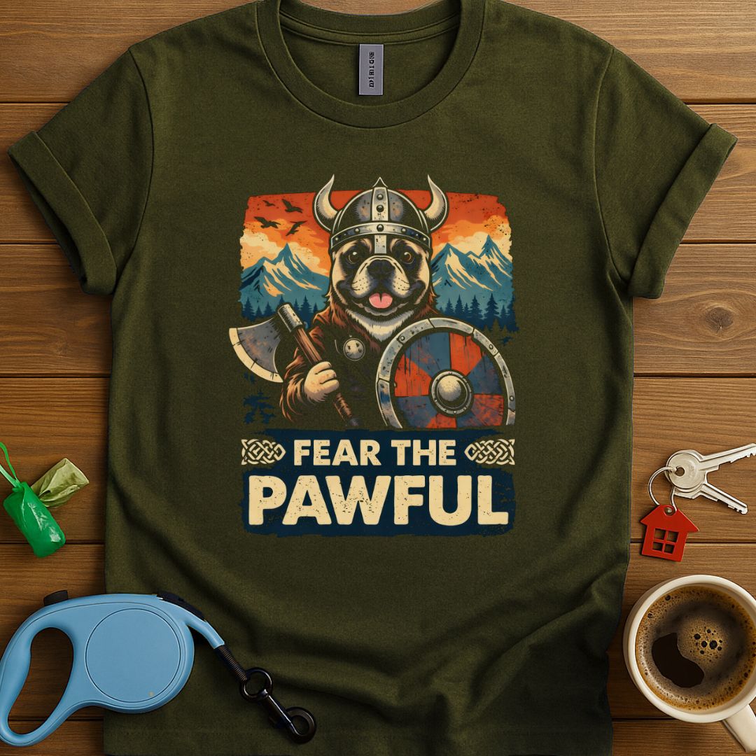 Fear The Pawful Frenchie T-Shirt