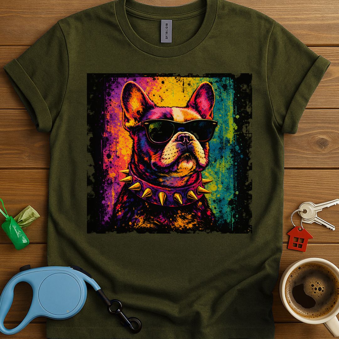 Rockstar French Bulldog T-Shirt