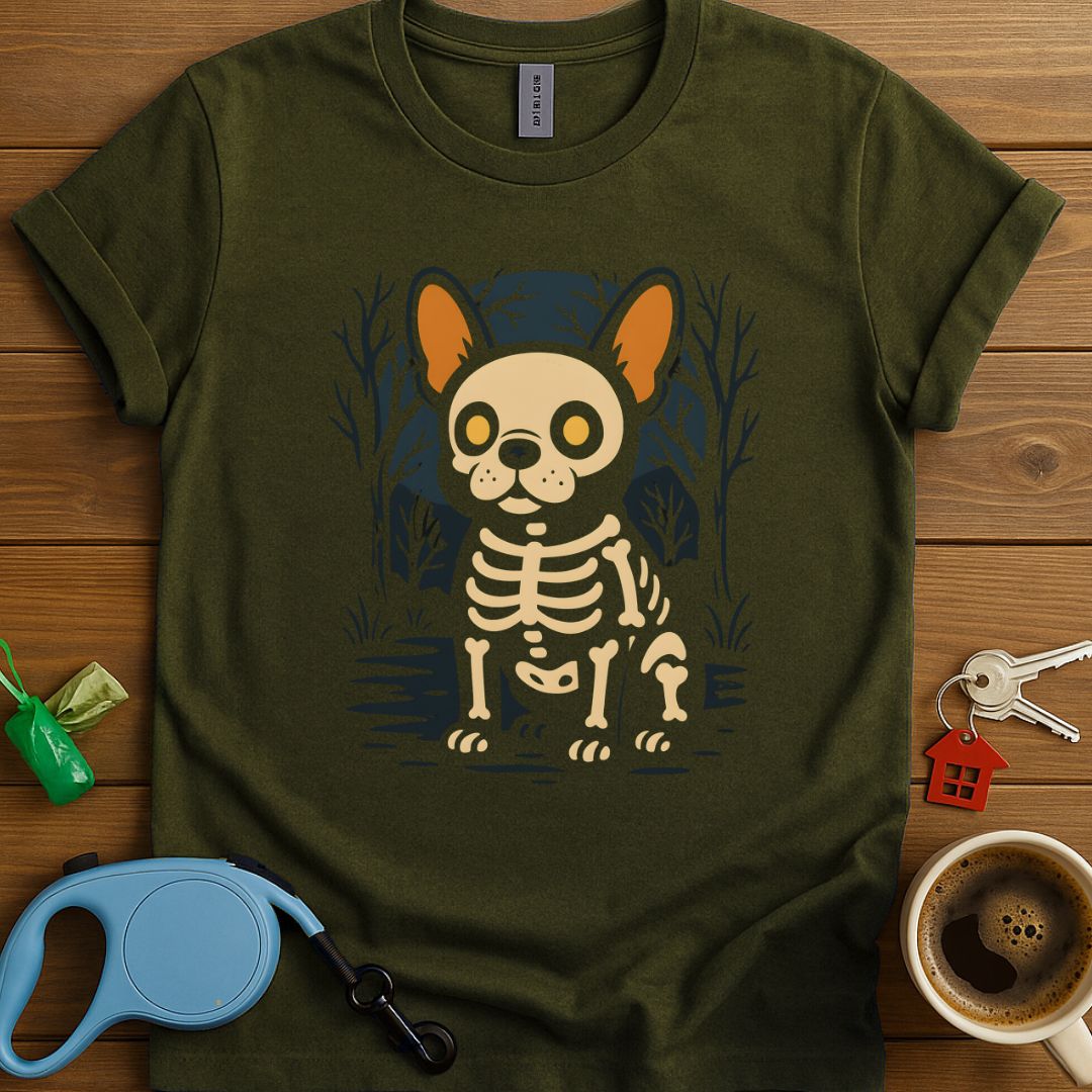 Skeleton Frenchie T-Shirt