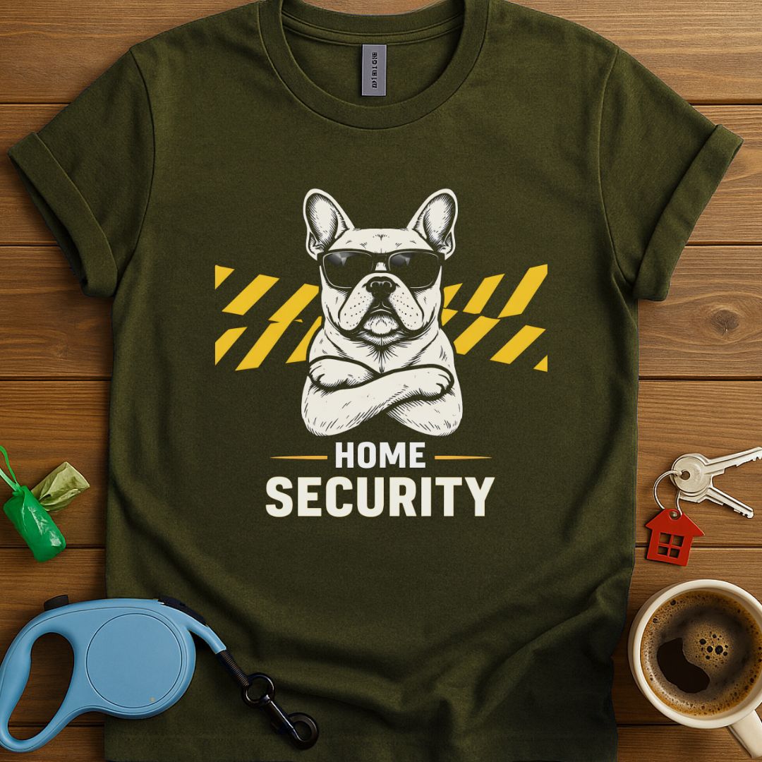 Home Security Frenchie T-Shirt