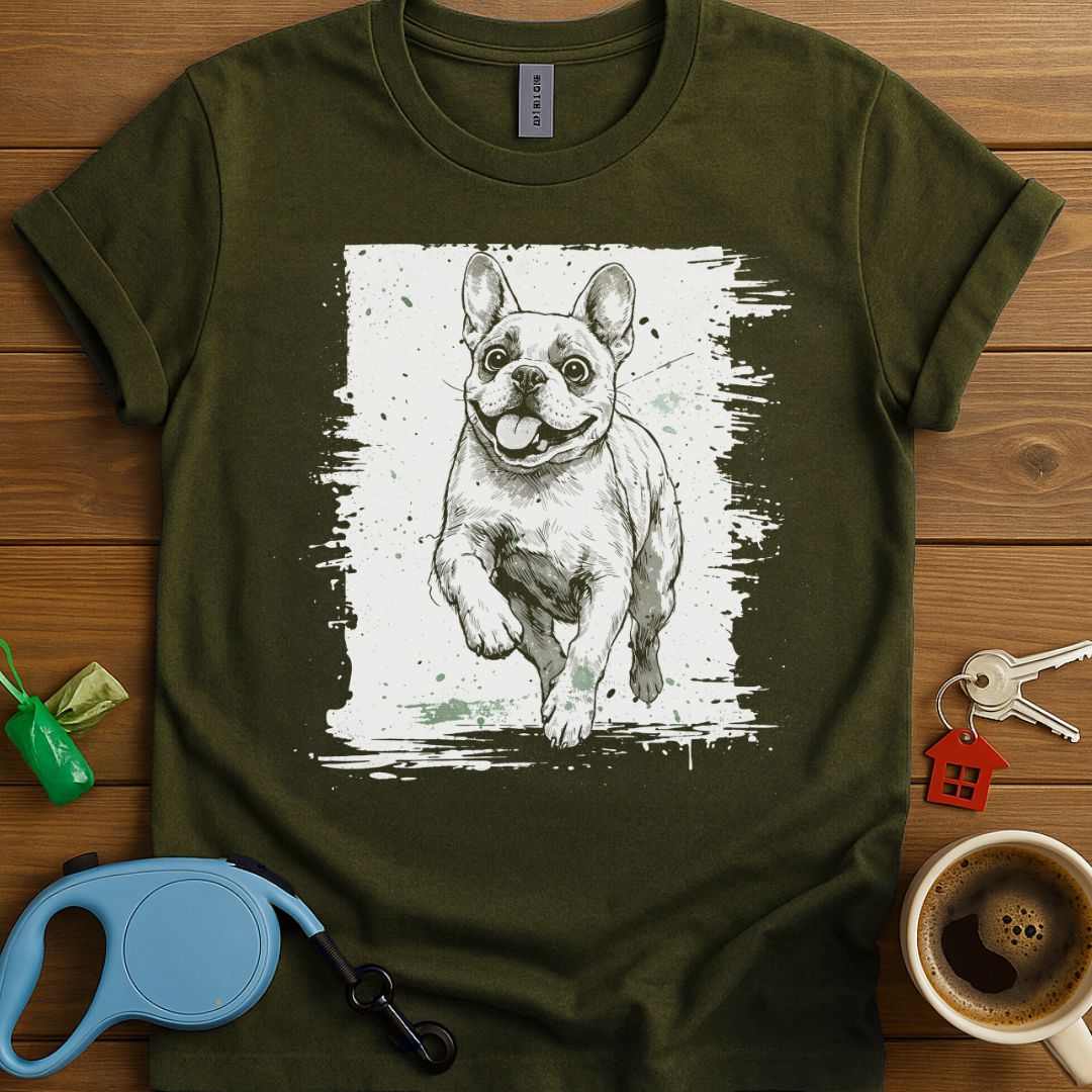 Happy Frenchie Sketch T-Shirt
