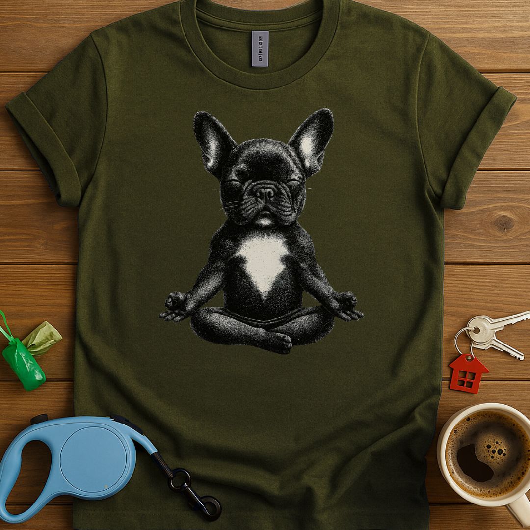 Meditating French Bulldog T-Shirt