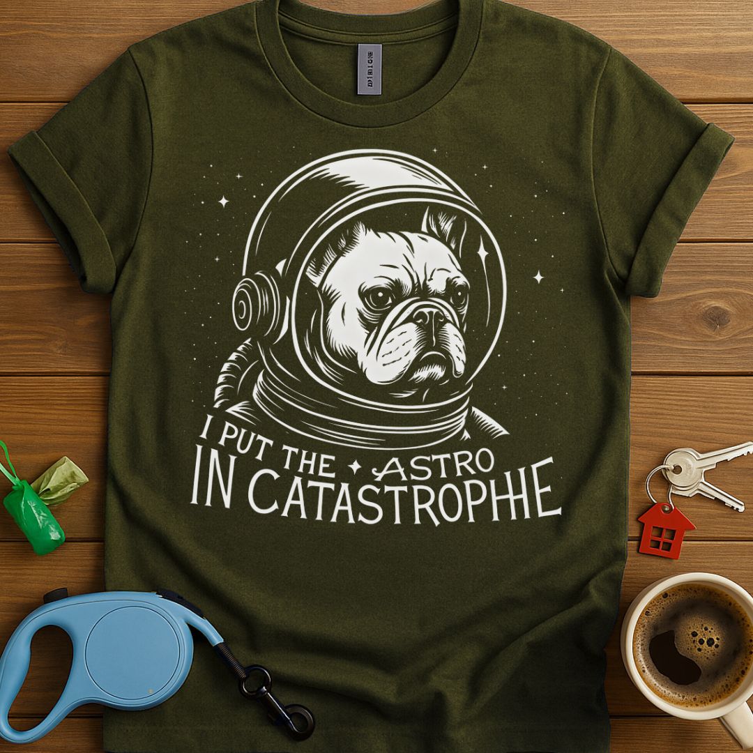 Astronaut French Bulldog T-Shirt