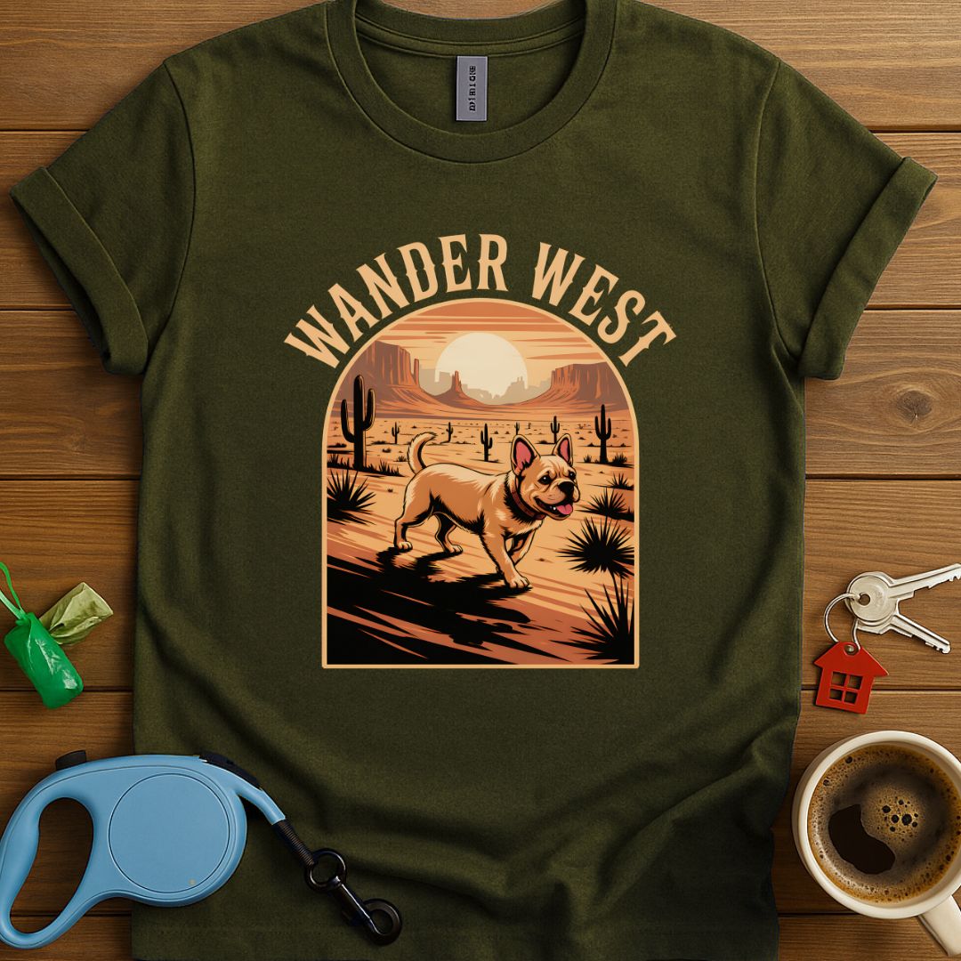 Wander West Frenchie T-Shirt