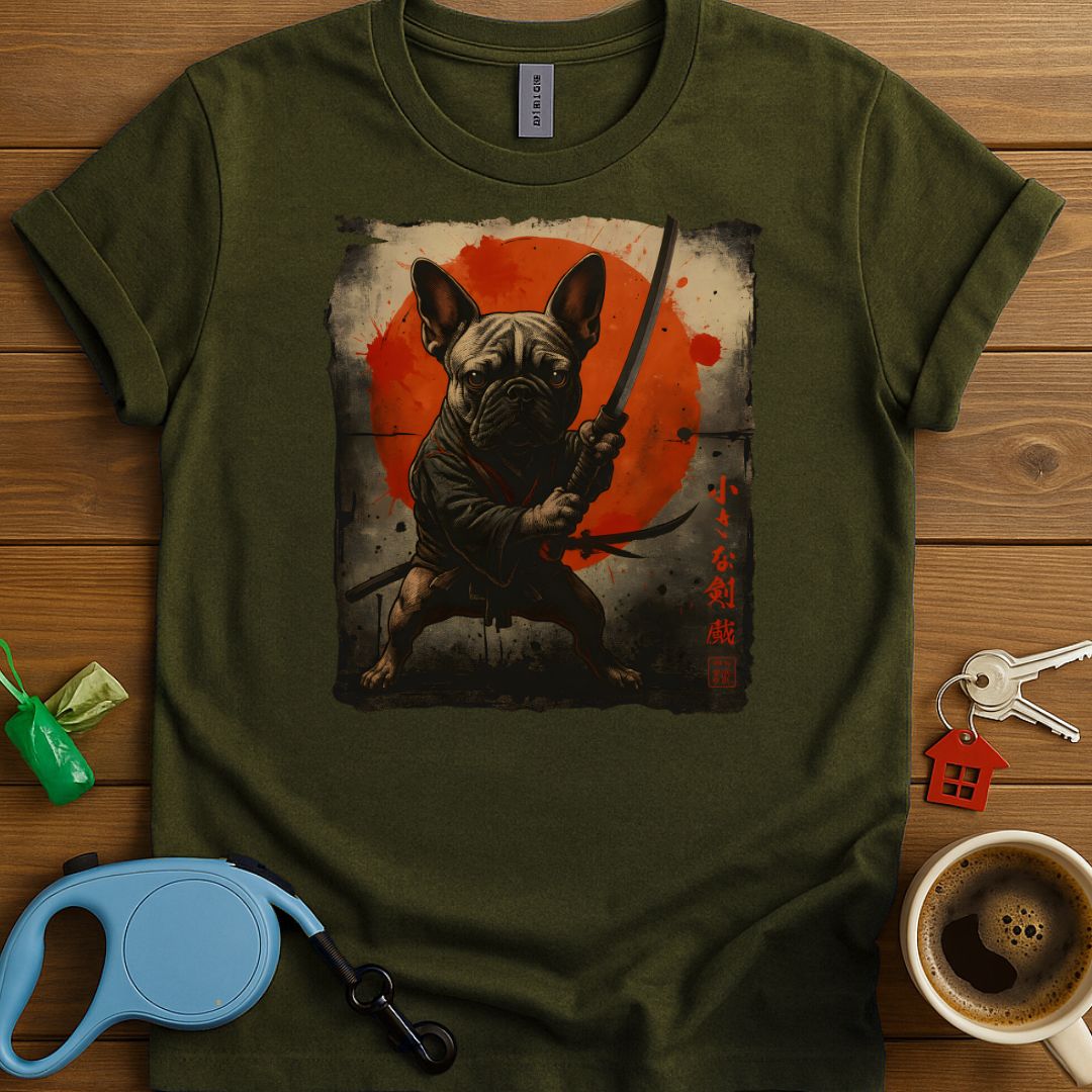 Samurai French Bulldog T-Shirt