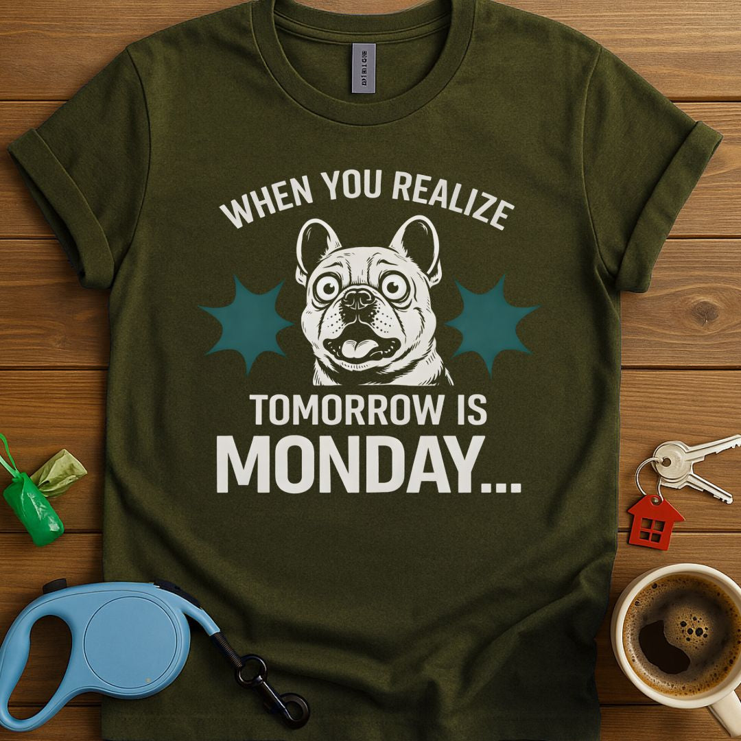 Tomorrow Is Monday Frenchie T-Shirt