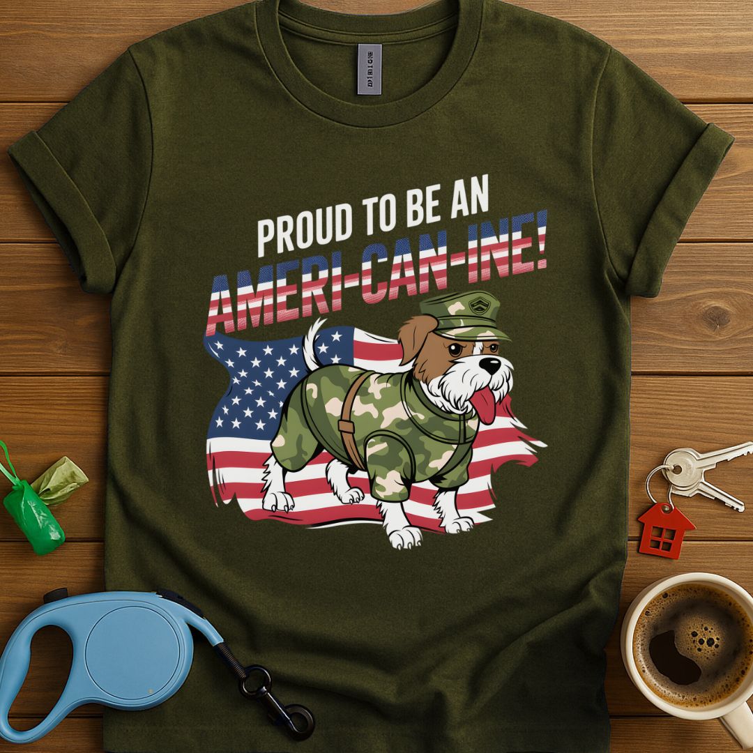 Proud To Be An Ameri-Can-Ine T-Shirt