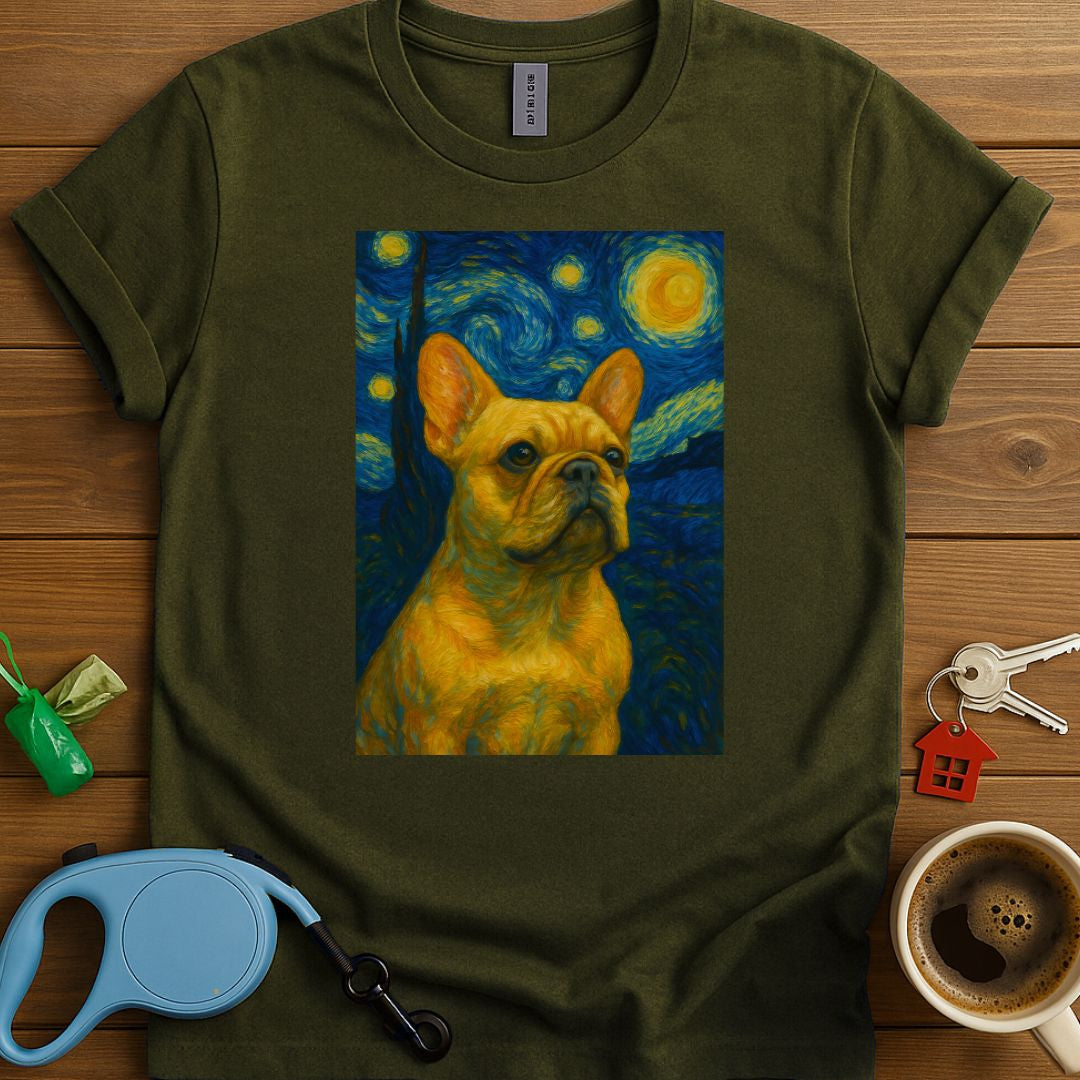 Van Gogh’s Frenchie Muse T-Shirt